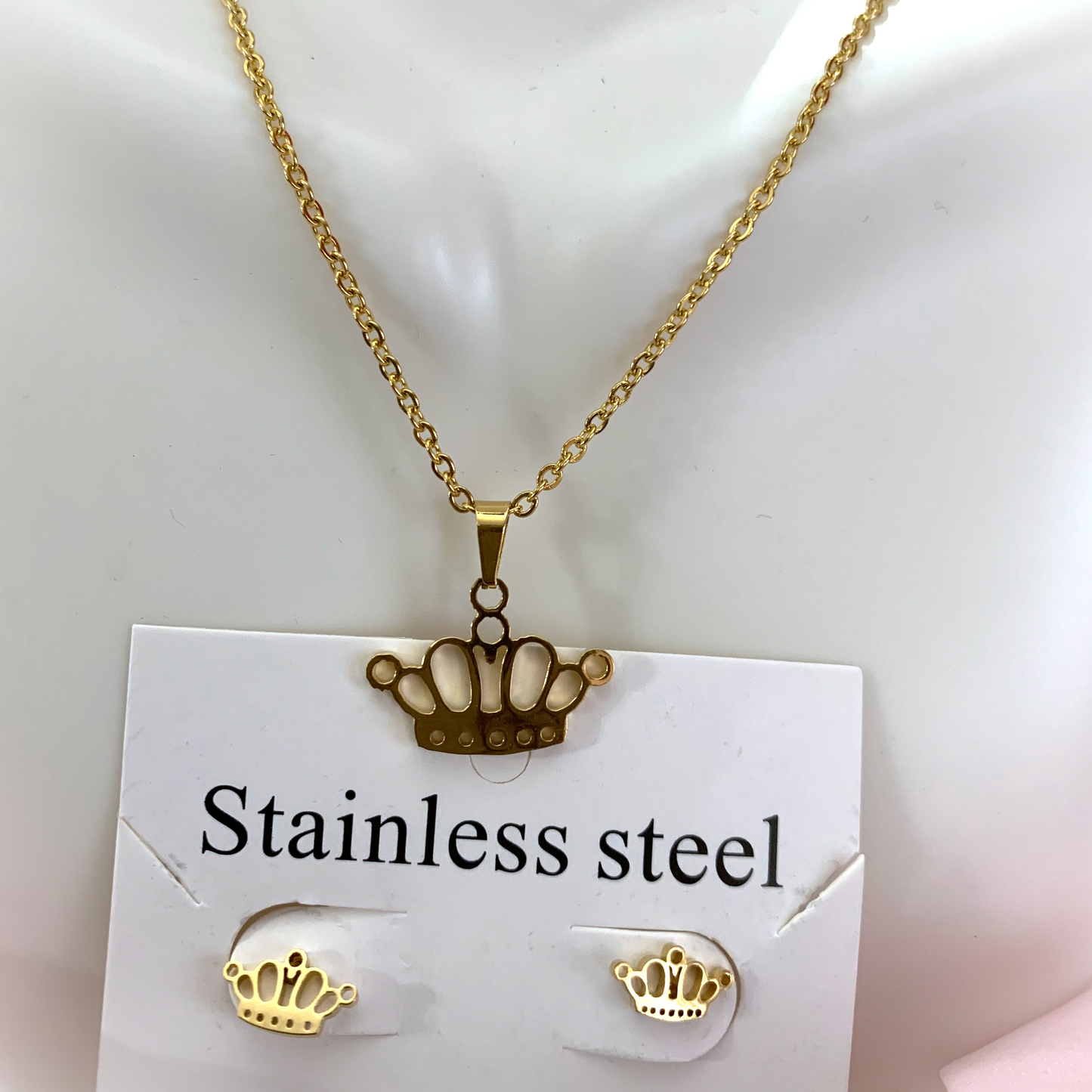 Cadena y Arete Reina 0006