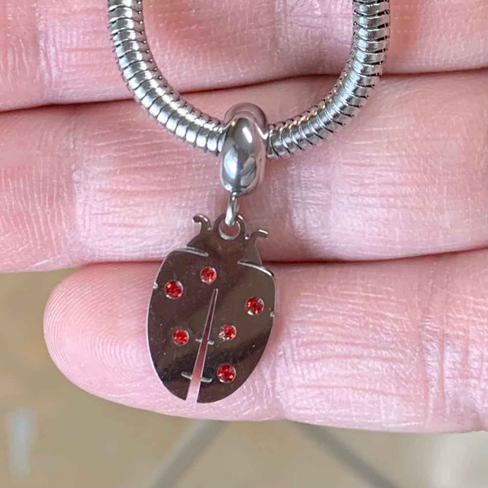 Colgante charm Mariquita