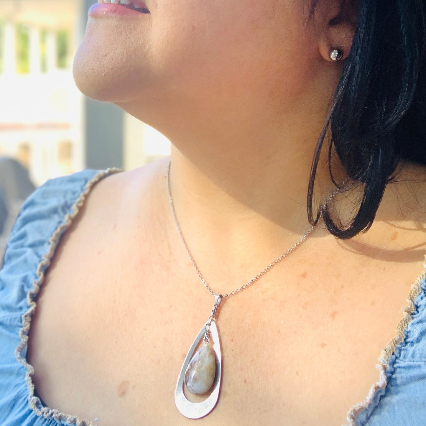 Cadena cuarzo Marron 00116