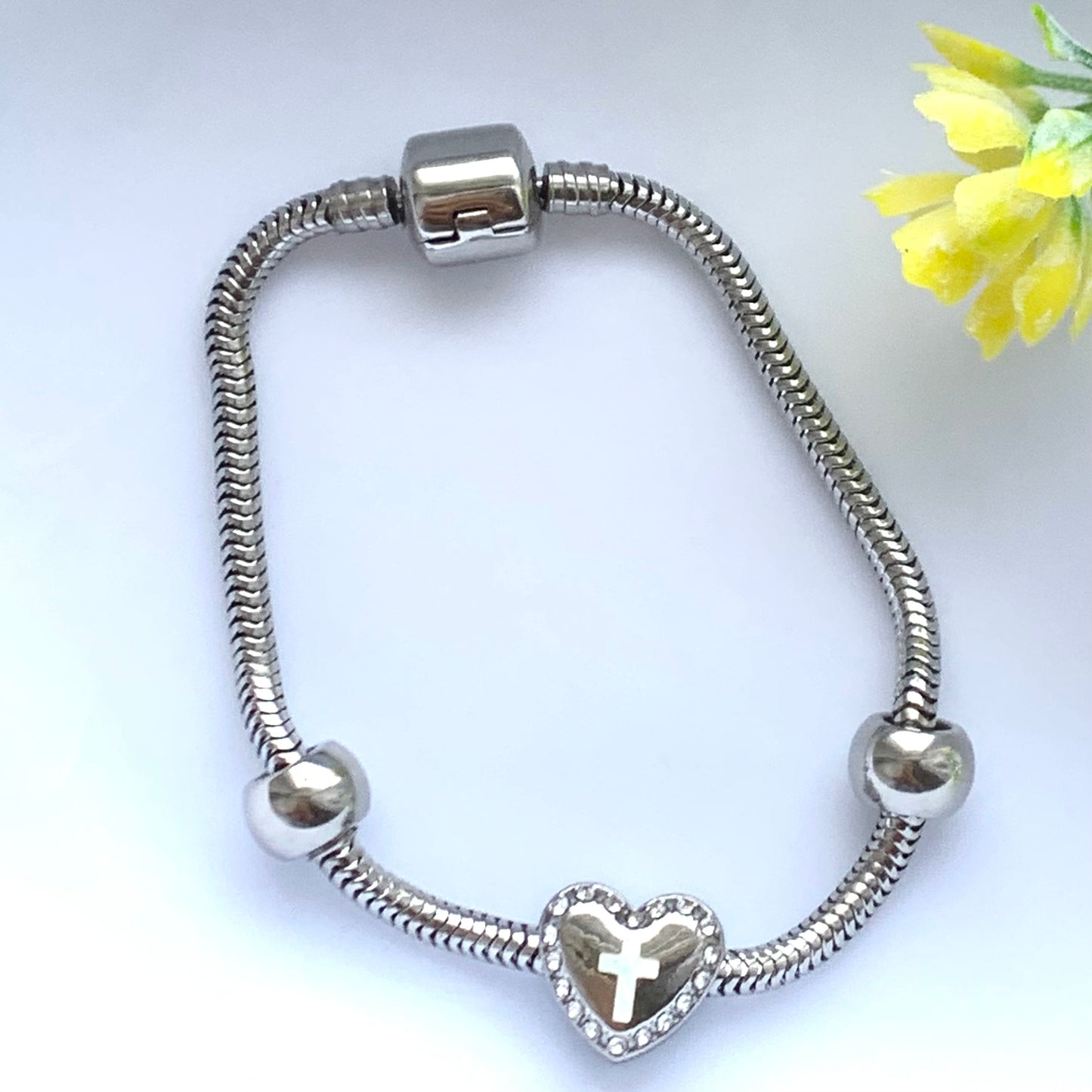 Pulsera Corazon Cruz JYMAS