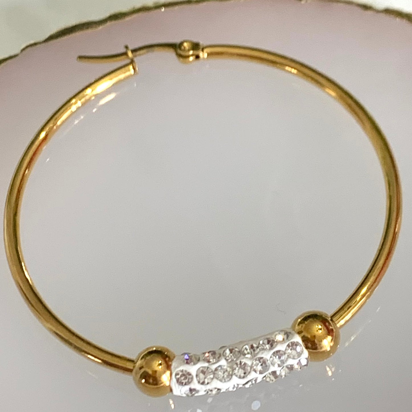 Arete Aro Diamante Oro 0040