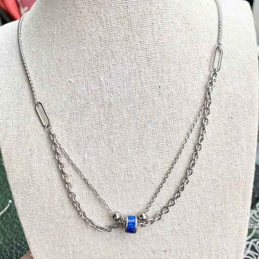 Collar Eleva tu Estilo azul