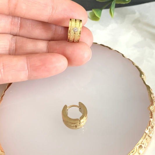 Arete Princesa Dorado APD001