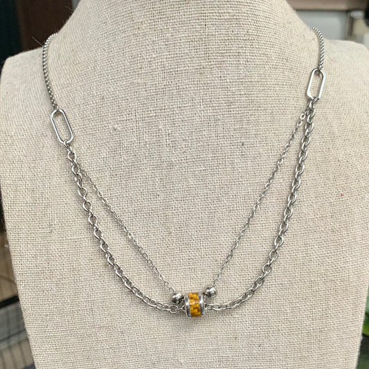 Collar Eleva tu Estilo Amarillo