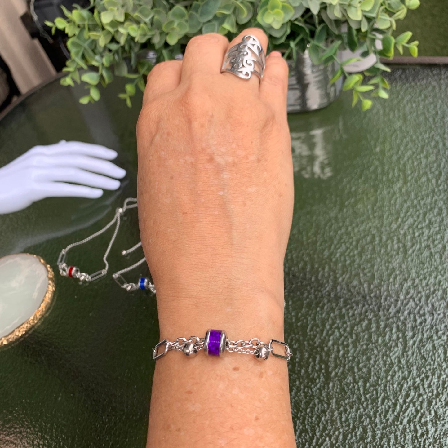 Pulsera Eleva tu Estilo Morada