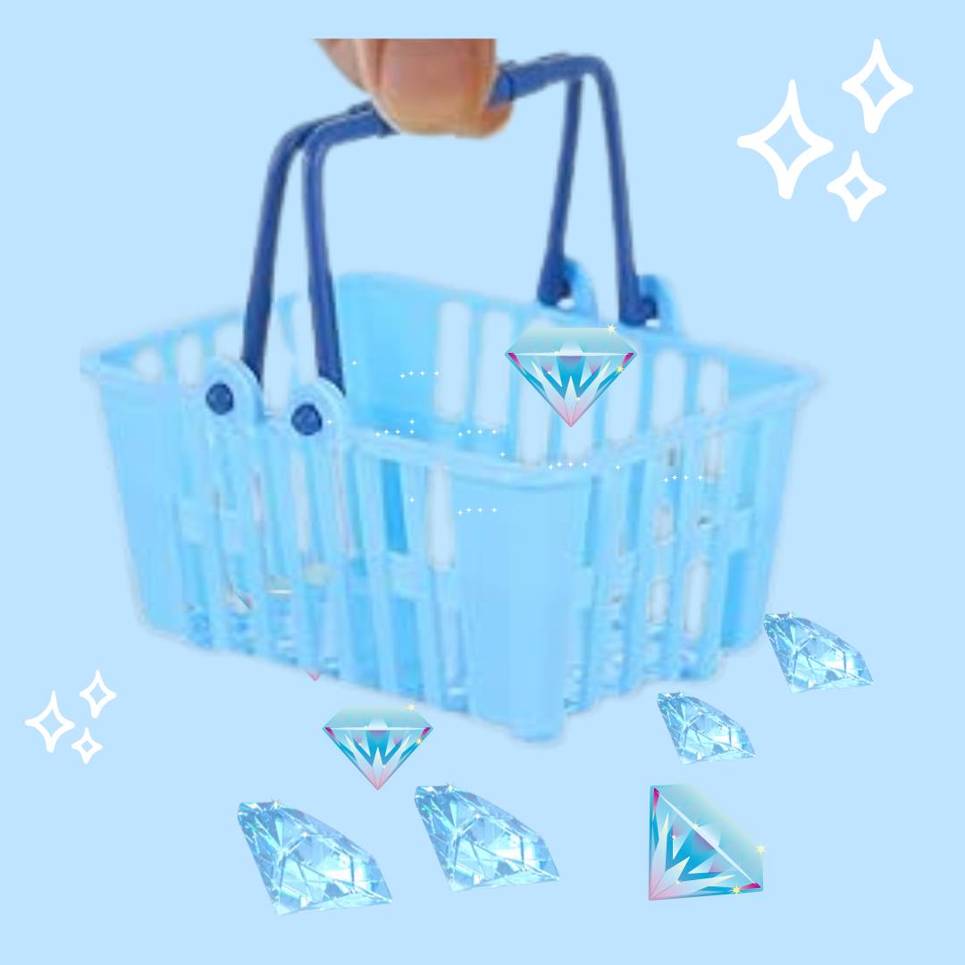 Canasta Azul Diamante