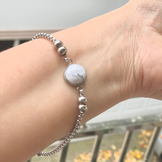 Pulseras Cuarzo Blanco JYMAS 0114