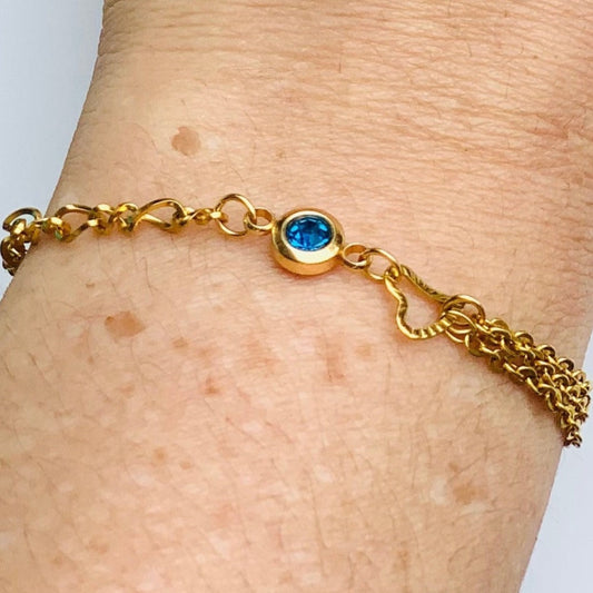 Pulsera Amada Piedra Azul