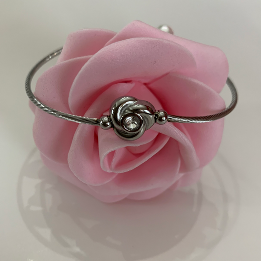 PULSERA FLOR PERLA 0043