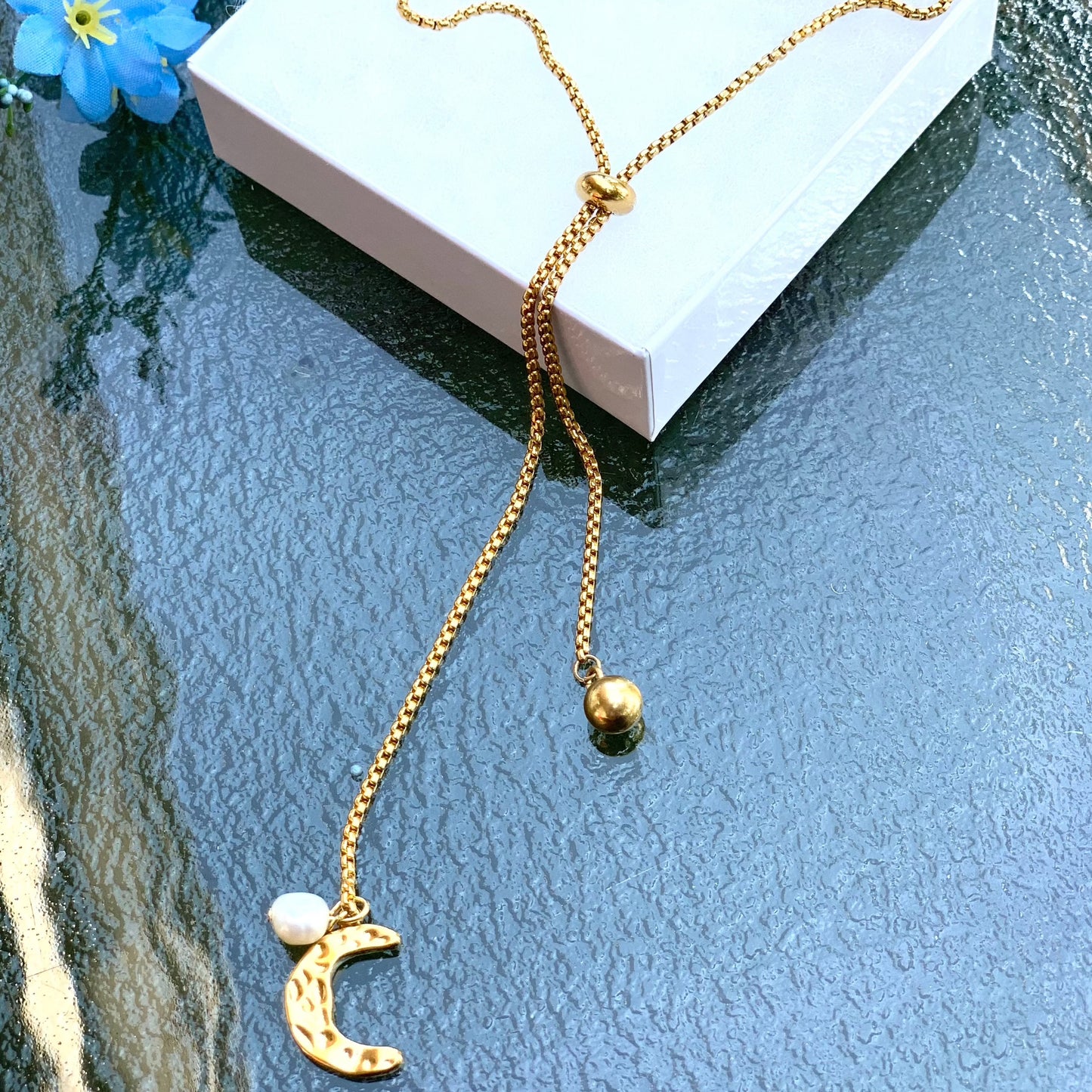 Cadena Luna Oro 0103