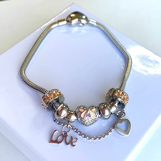 Pulsera Corazon lazo JYMAS