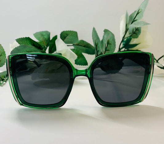 Gafas de Sol Borde Plateado